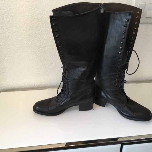 charles david lace up boots